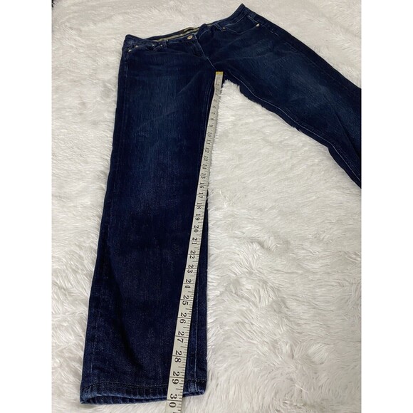 Roberto Cavalli Blue Jeans Denim Straight Leg Stretchy Womens Size 33x38 - Picture 7 of 14